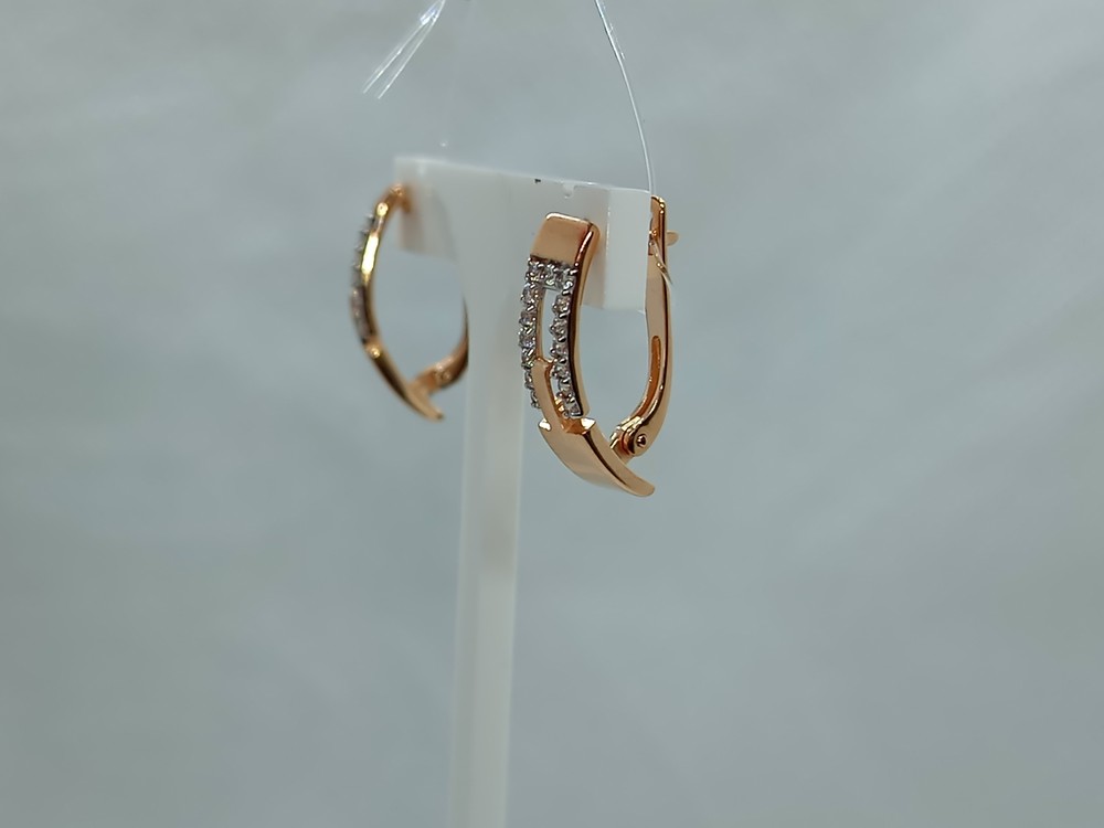 СЕРЬГИ С КАМНЯМИ (Au 585)