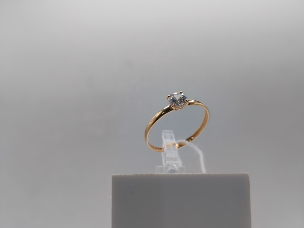 КОЛКМ585 КОЛЬЦО С КАМНЕМ (Au 585)