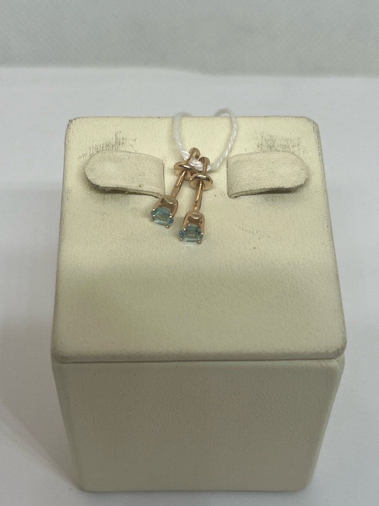 СПУС585 СЕРЬГИ ПУСЕТЫ (Au 585)