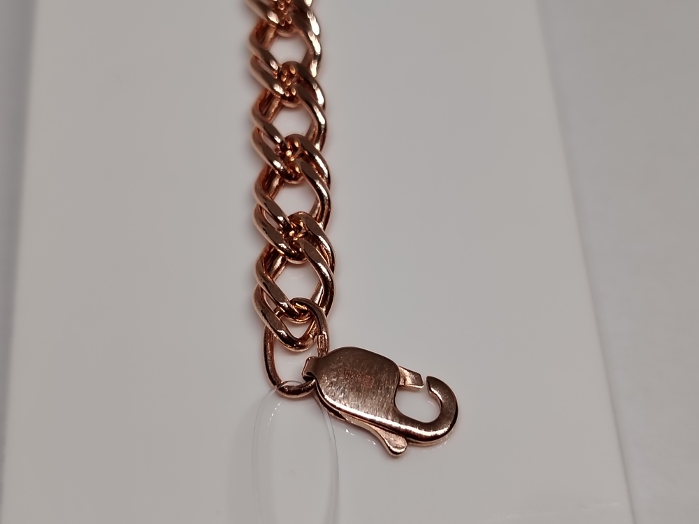 БРАСЛЕТ ПУСТОТЕЛЫЙ Ромб двойной (Au 585)