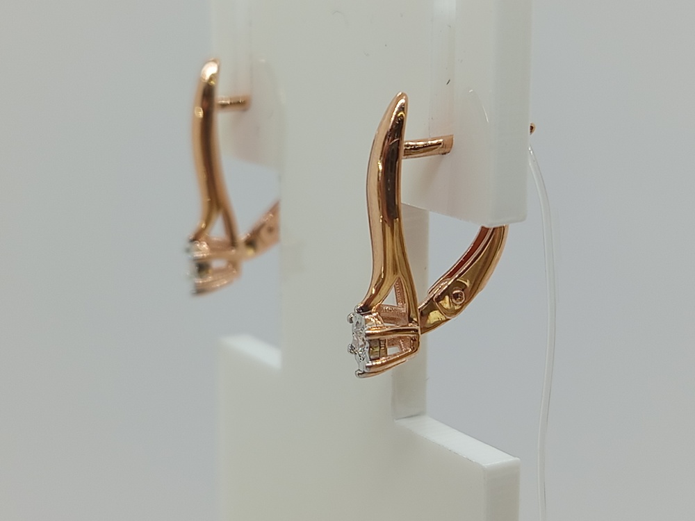 СЕРЬГИ БРИЛЛИАНТ (Au 585)