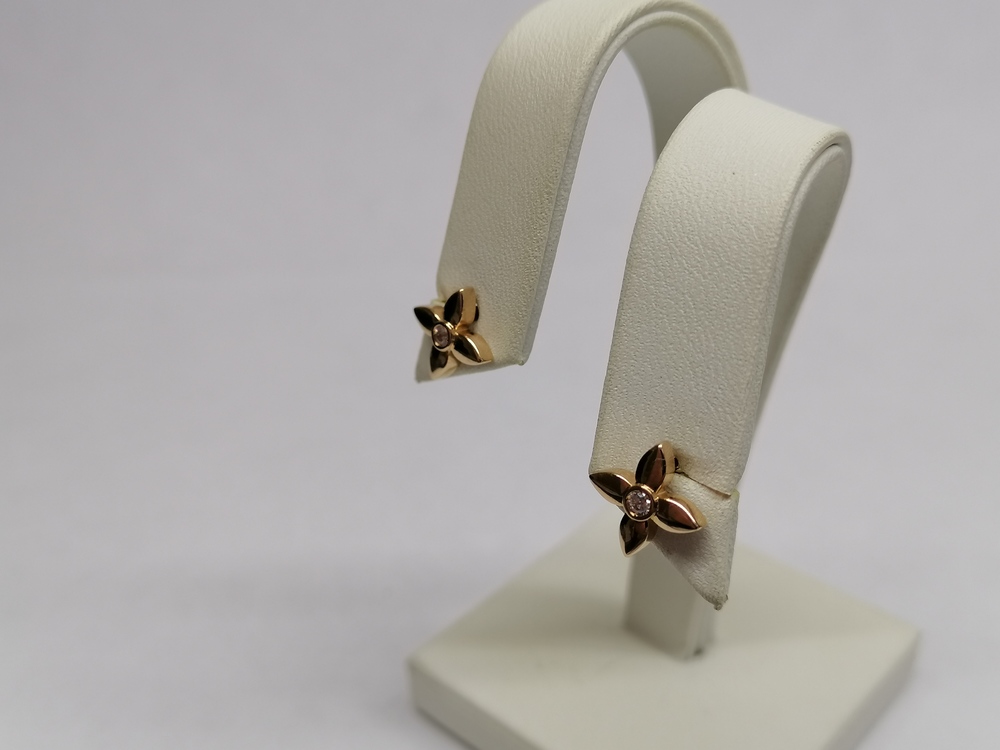 СПУС585 СЕРЬГИ ПУСЕТЫ (Au 585)