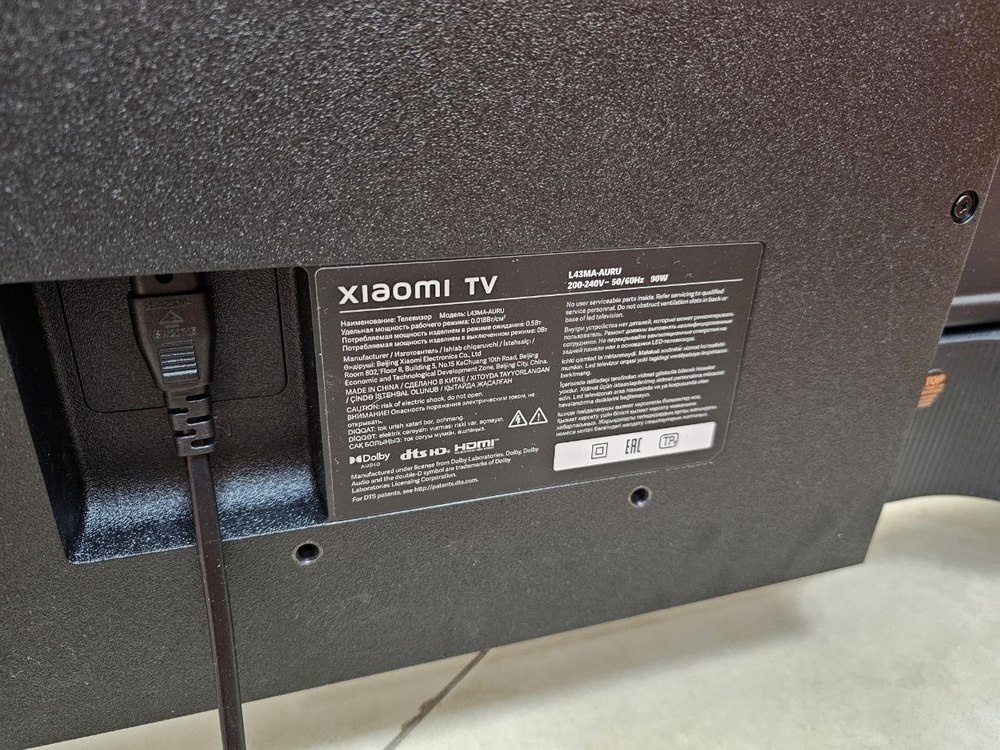 LED Телевизор Xiaomi TV A 43" 2025