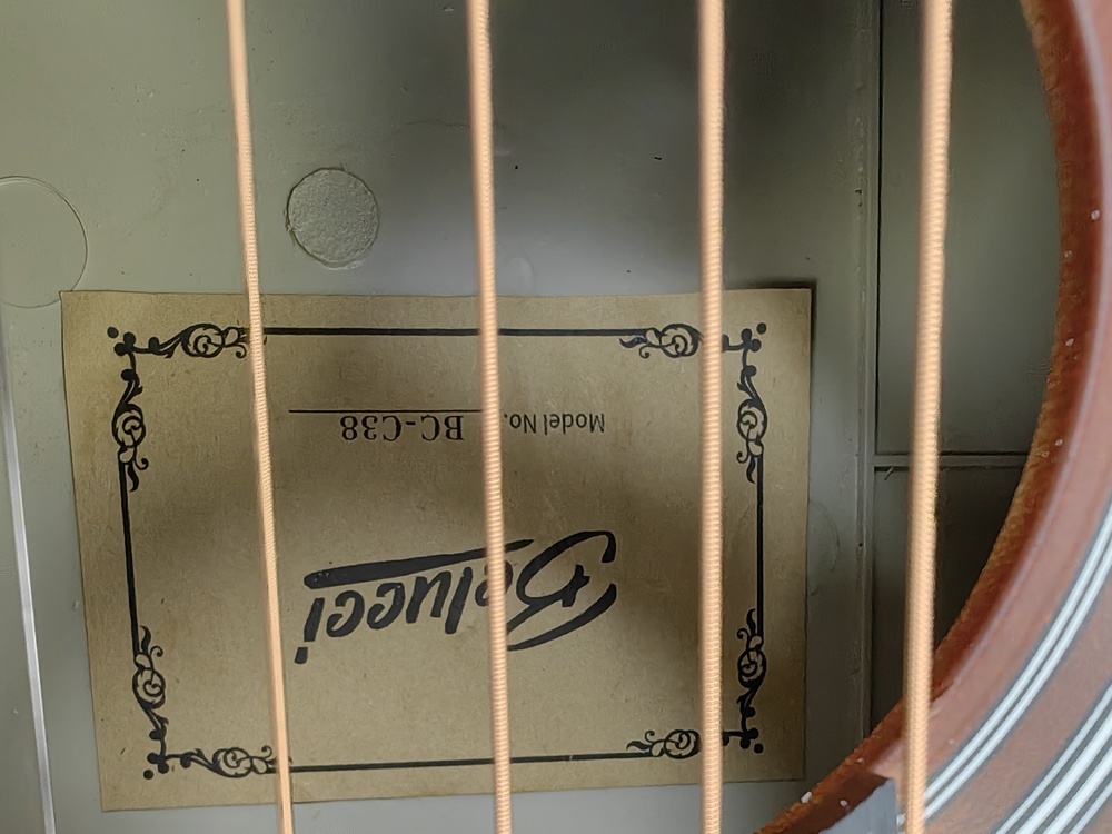 Гитара акустическая Belucci BC-C38 BRN