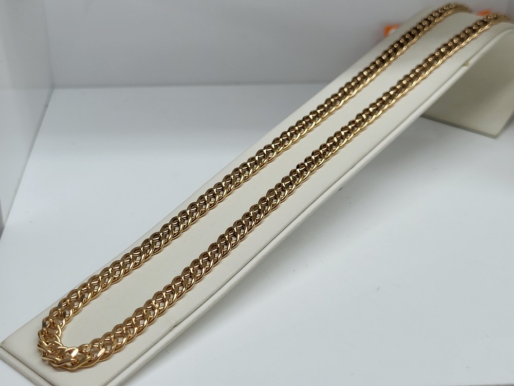 ЦПР2585 ЦЕПЬ ПУСТОТЕЛАЯ Ромб двойной (Au 585)