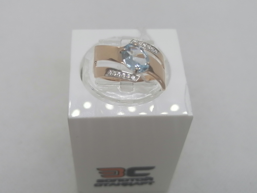 КОЛКМИ585 КОЛЬЦО С КАМНЯМИ (Au 585)