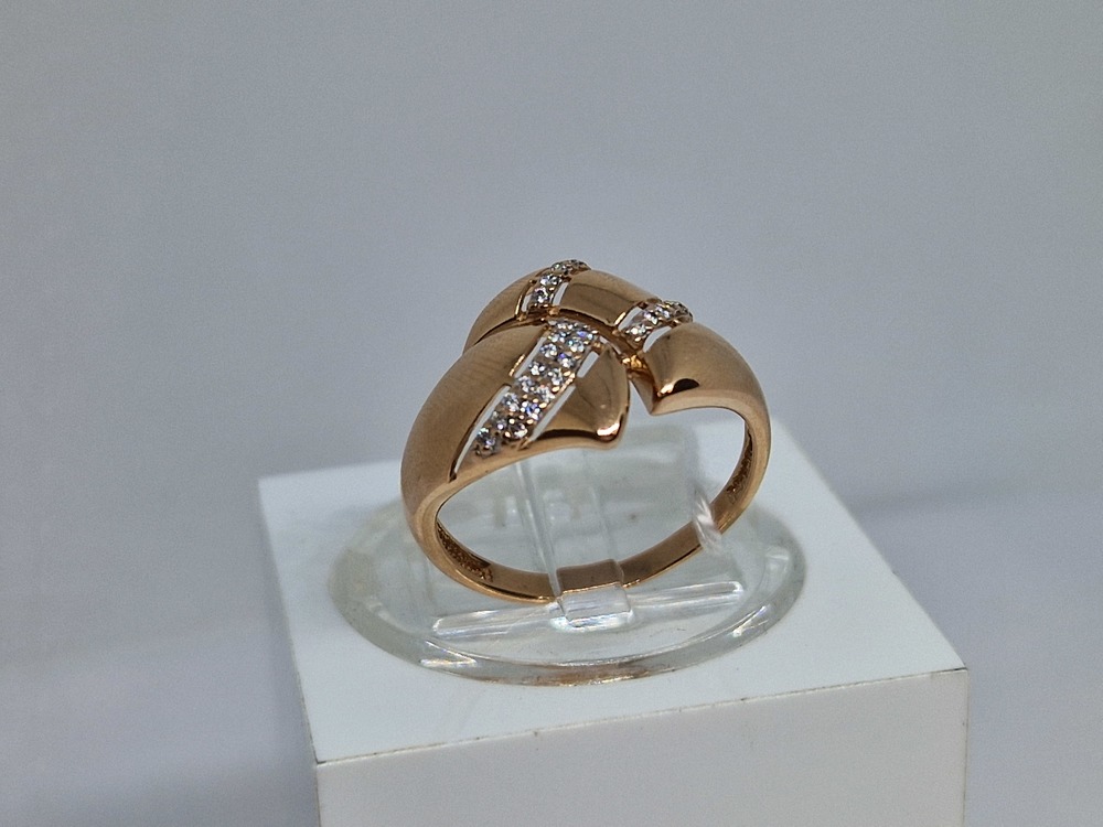 КОЛКМИ585 КОЛЬЦО С КАМНЯМИ (Au 585)