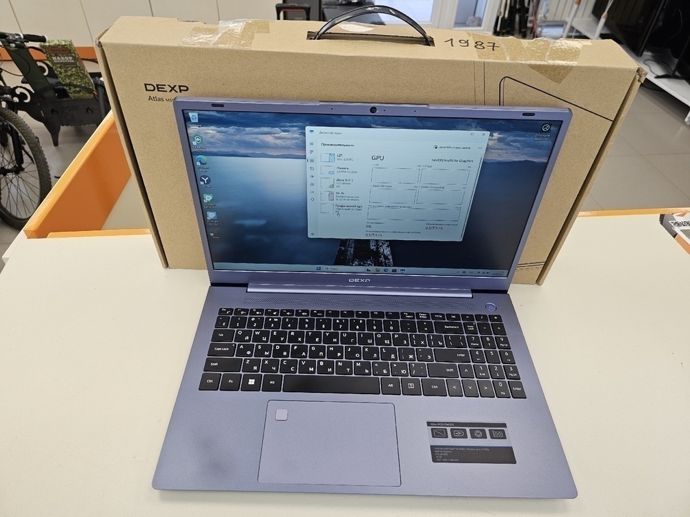 Ноутбук Dexp; Core i5-1235U, Intel iris XE Graphics, 16 Гб, 500 Гб, Нет