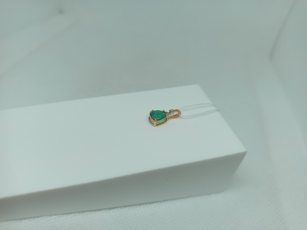 ПОДКМИ585 ПОДВЕСКА С КАМНЯМИ (Au 585)