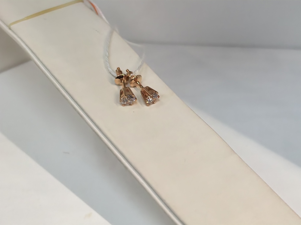 СПУС585 СЕРЬГИ ПУСЕТЫ (Au 585)