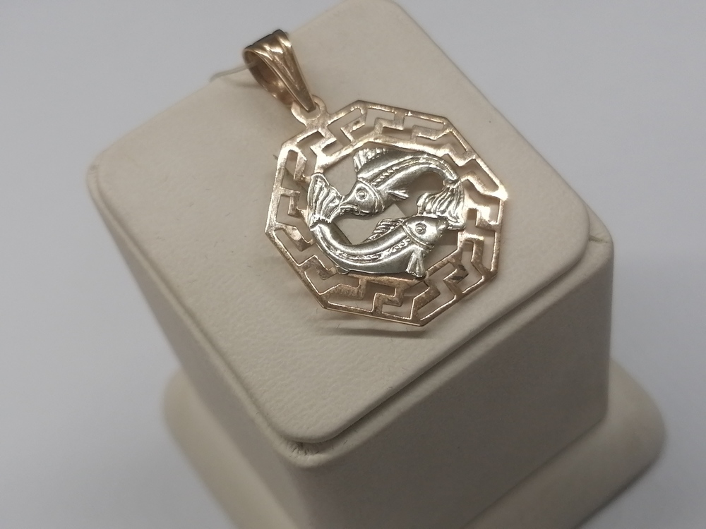 ПОДВЕСКА ЗНАК ЗОДИАКА без камня (Au 585)