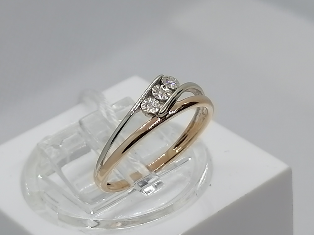 КОЛЬЦО БРИЛЛИАНТ Au 585