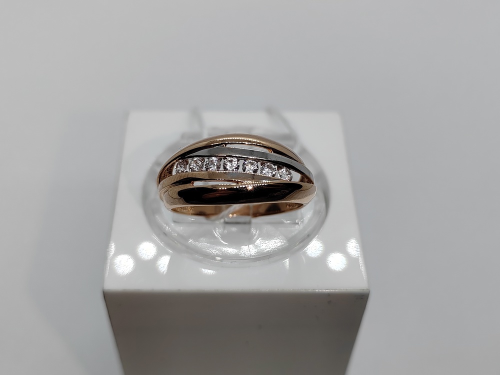 КОЛКМИ585 КОЛЬЦО С КАМНЯМИ (Au 585) КОЛКМИ585 КОЛЬЦО С КАМНЯМИ (Au 585)