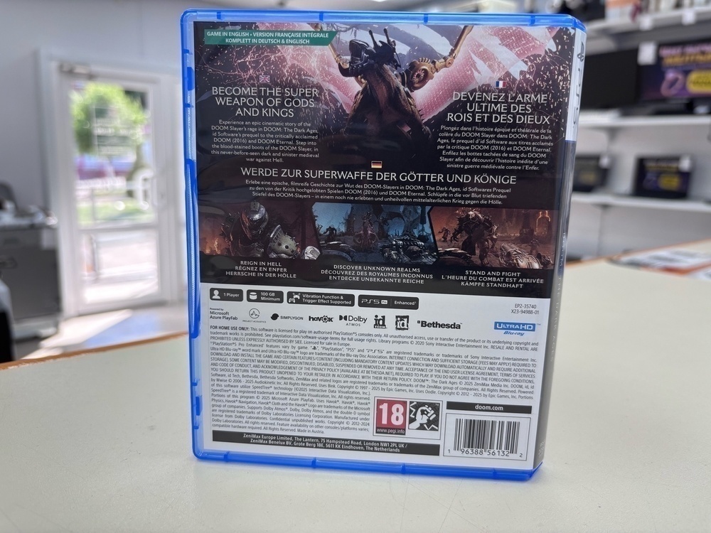 Игра  Игра Playstation 5 DOOM the dark ages