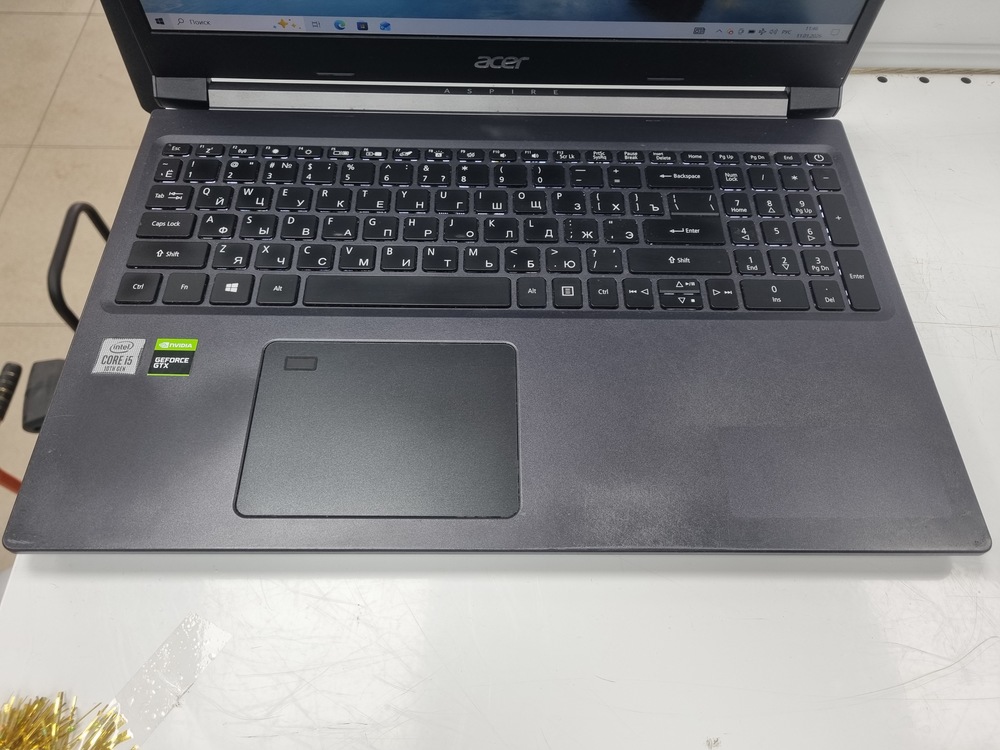 Ноутбук Acer; Core i5-10300H, GeForce GTX 1650, 8 Гб, 512 GB, Нет