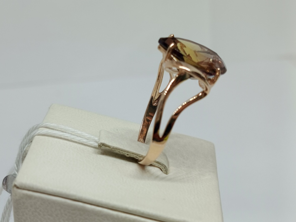 КОЛКМ585 КОЛЬЦО С КАМНЕМ (Au 585)