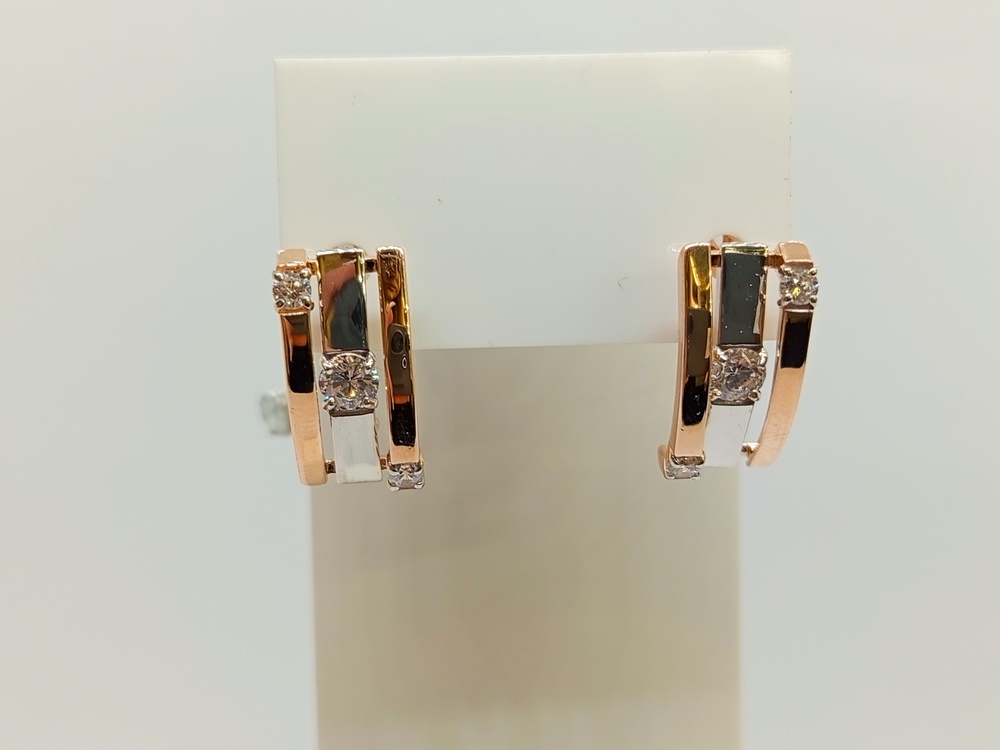 СЕРЬГИ С КАМНЯМИ (Au 585)