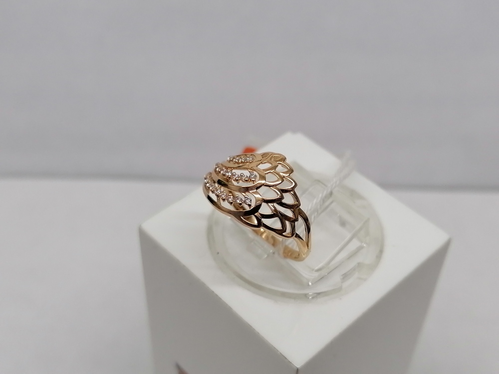 КОЛКМИ585 КОЛЬЦО С КАМНЯМИ (Au 585)