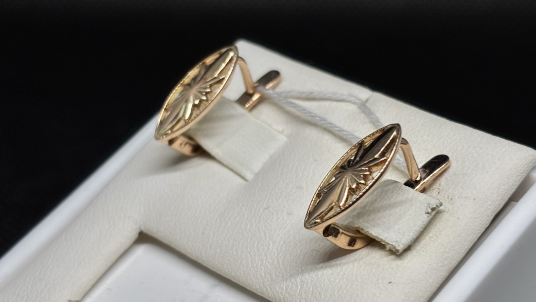 СЕРЬГИ БЕЗ КАМНЯ (Au 583)