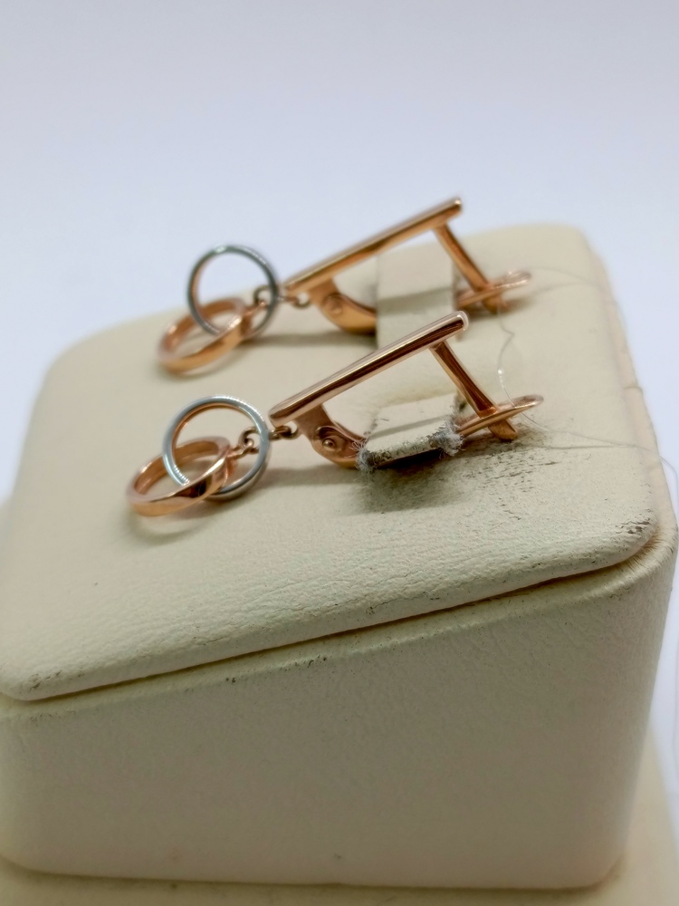 СЕРЬГИ БЕЗ КАМНЯ (Au 585)