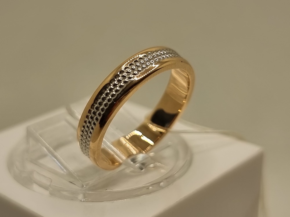 КОЛЬЦО ОБРУЧАЛЬНОЕ без камня (Au 585)