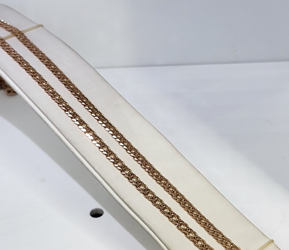 ЦЕПЬ ПОЛНОВЕСНАЯ Ромб двойной (Au 585)