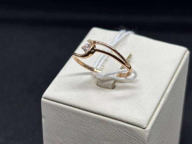 КОЛКМ585 КОЛЬЦО С КАМНЕМ (Au 585)