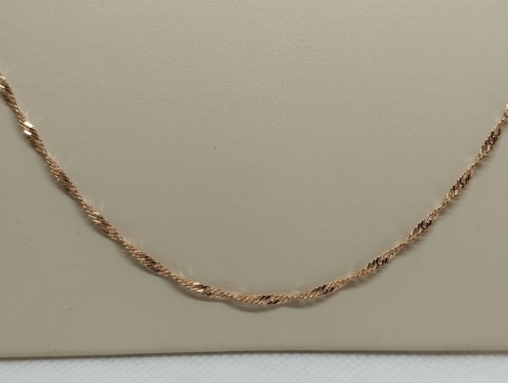 ЦЛСИ585 ЦЕПЬ ПОЛНОВЕСНАЯ Сингапур (Au 585) ЦЛСИ585 ЦЕПЬ ПОЛНОВЕСНАЯ Сингапур (Au 585)