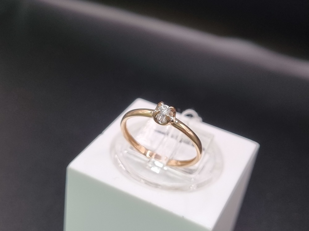 КОЛЬЦО БРИЛЛИАНТ Au 585