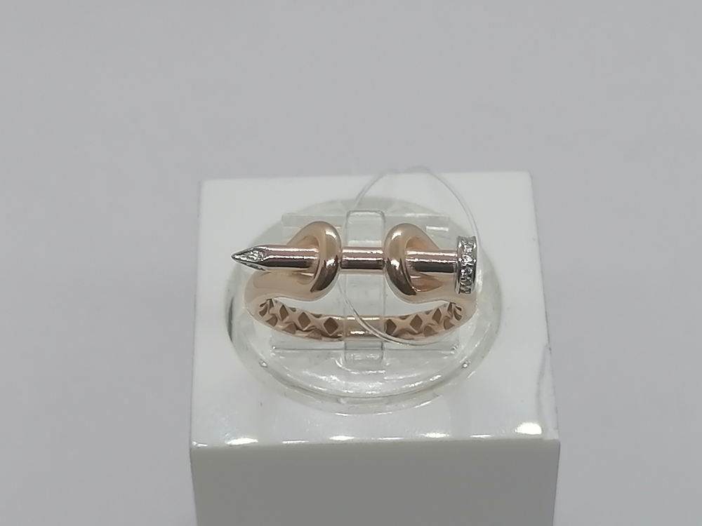 КОЛЬЦО С КАМНЯМИ (Au 585)