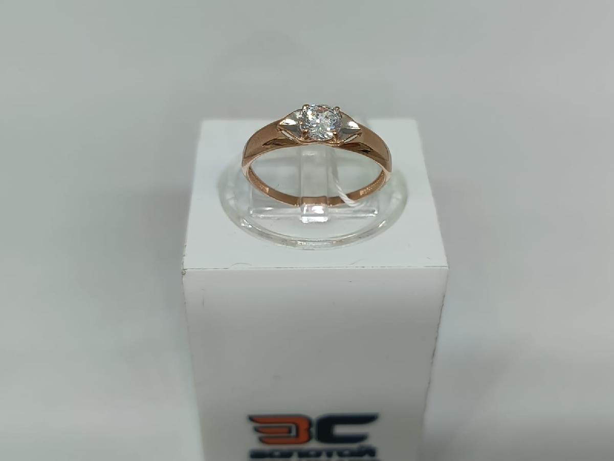 КОЛКМ585 КОЛЬЦО С КАМНЕМ (Au 585)