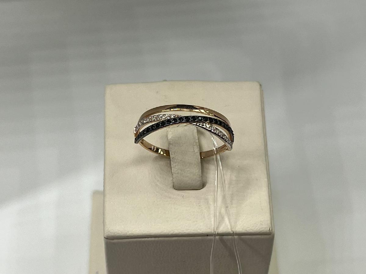 КОЛЬЦО С КАМНЯМИ (Au 585)