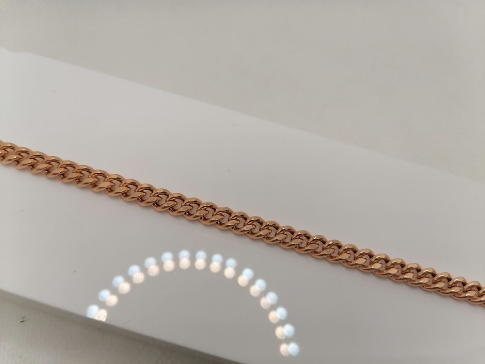 БРАСЛЕТ ПУСТОТЕЛЫЙ Панцирное (Au 585)