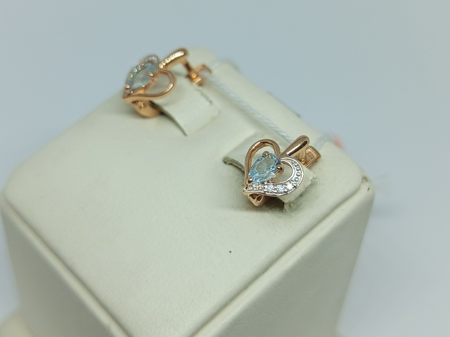 СЕРЬГИ С КАМНЯМИ (Au 585)