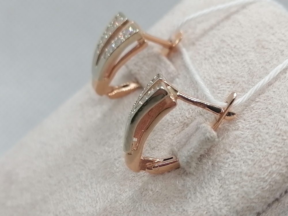 СЕРЬГИ С КАМНЯМИ (Au 585)