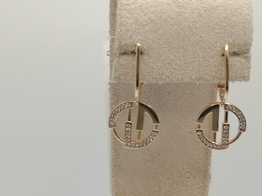 СЕРЬГИ С КАМНЯМИ (Au 585)