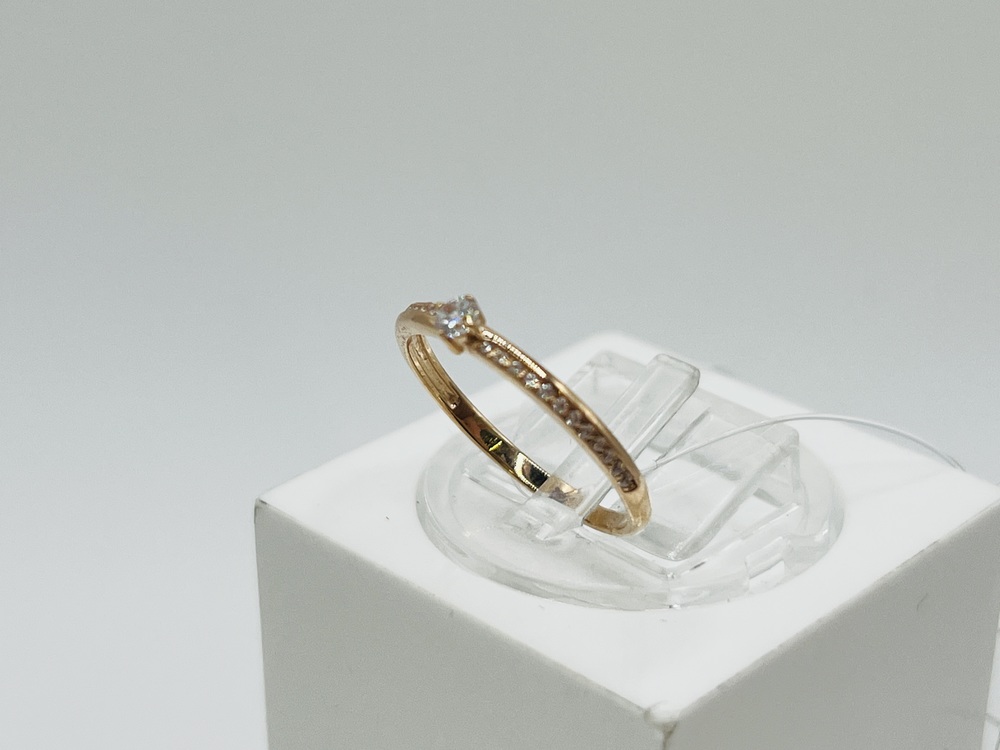 КОЛЬЦО С КАМНЯМИ (Au 585)