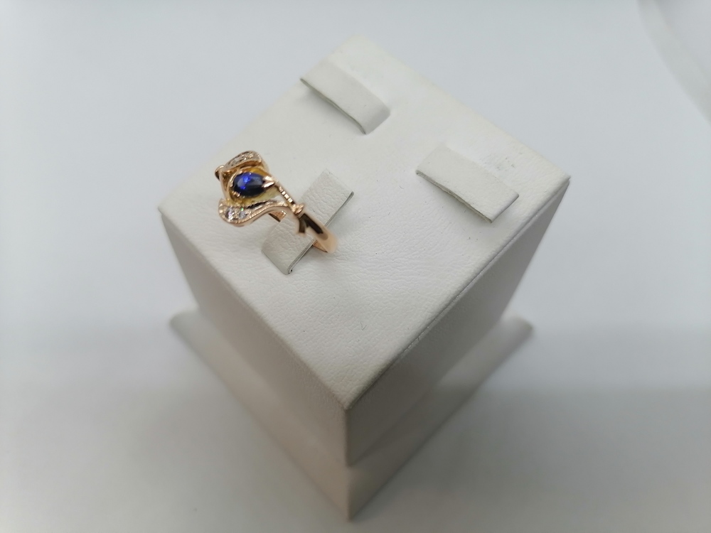 КОЛКМИ585 КОЛЬЦО С КАМНЯМИ (Au 585)