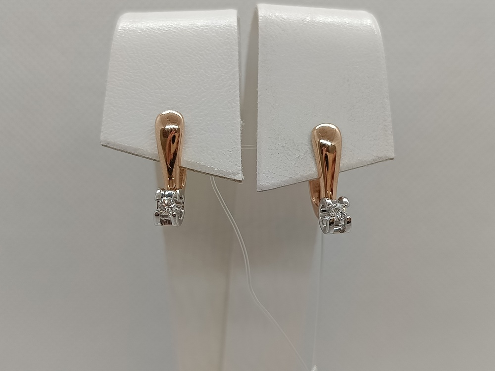 СЕРЬГИ БРИЛЛИАНТ (Au 585)