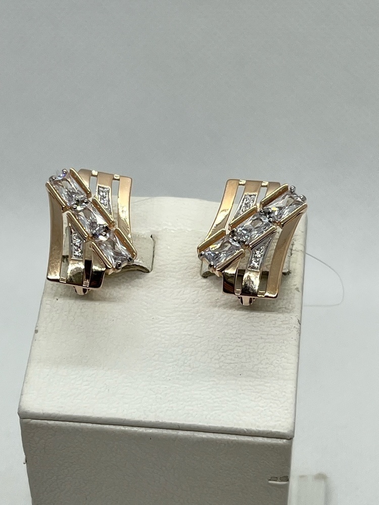 СЕРЬГИ С КАМНЯМИ (Au 585)