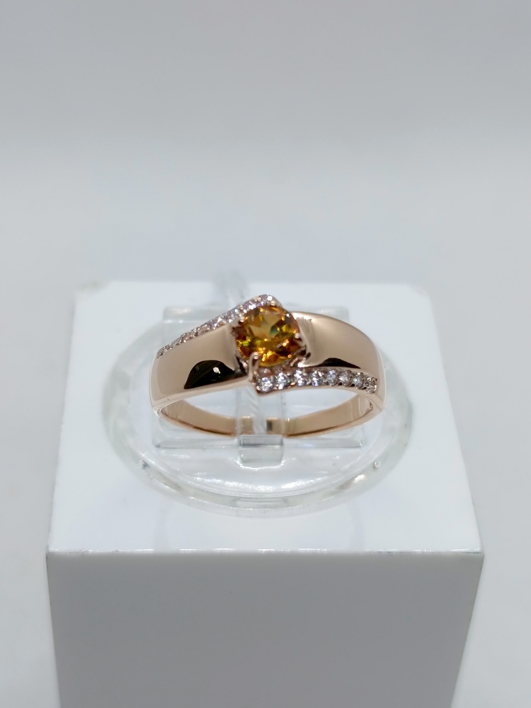 КОЛКМИ585 КОЛЬЦО С КАМНЯМИ (Au 585)