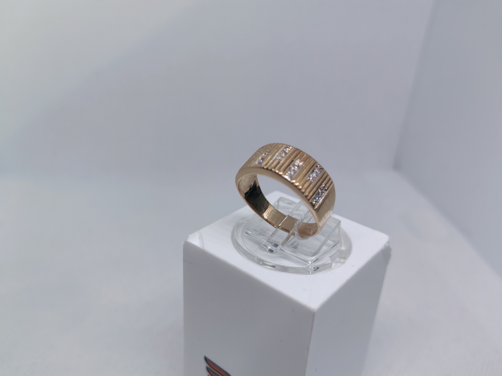 КОЛКМИ585 КОЛЬЦО С КАМНЯМИ (Au 585)
