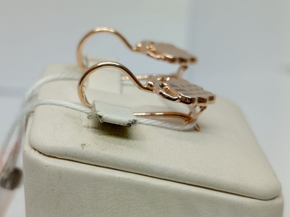 СЕРЬГИ БЕЗ КАМНЯ (Au 585)