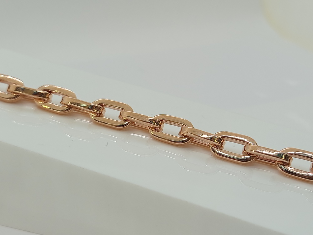 БРАСЛЕТ ПУСТОТЕЛЫЙ Якорное (Au 585)