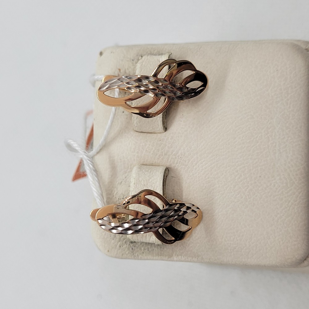 СЕРЬГИ БЕЗ КАМНЯ (Au 585)