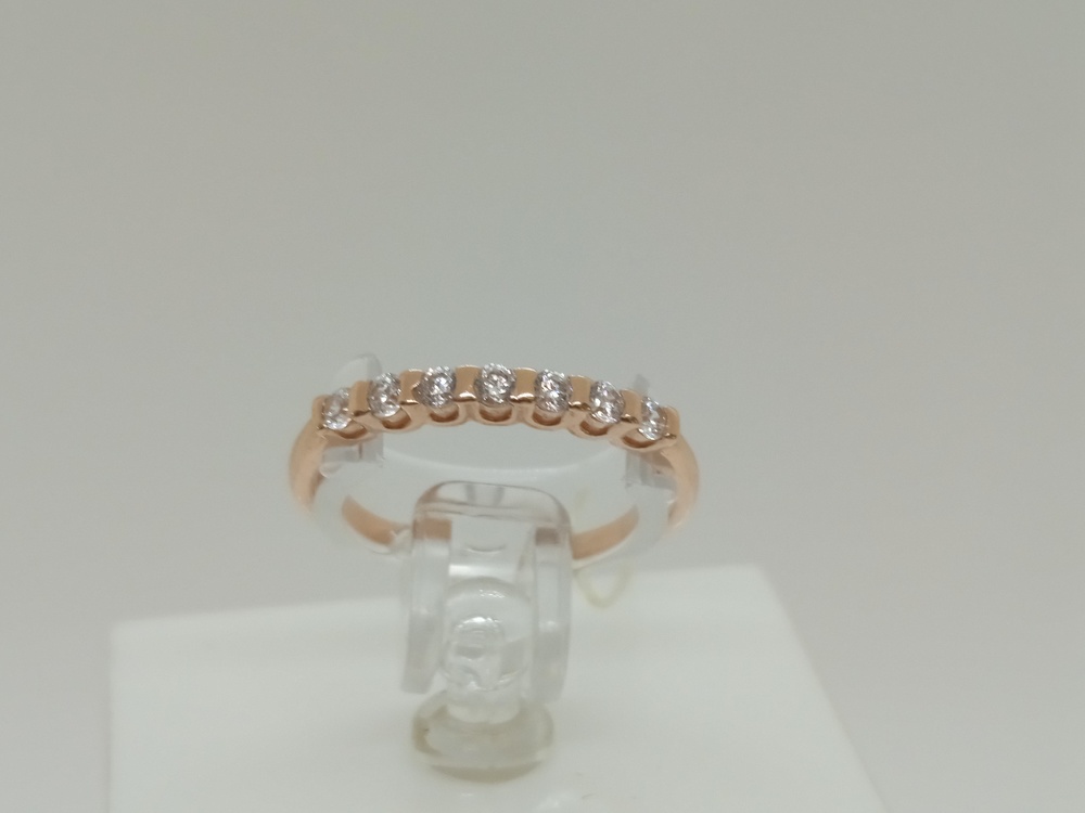 КОЛЬЦО С КАМНЯМИ (Au 585)