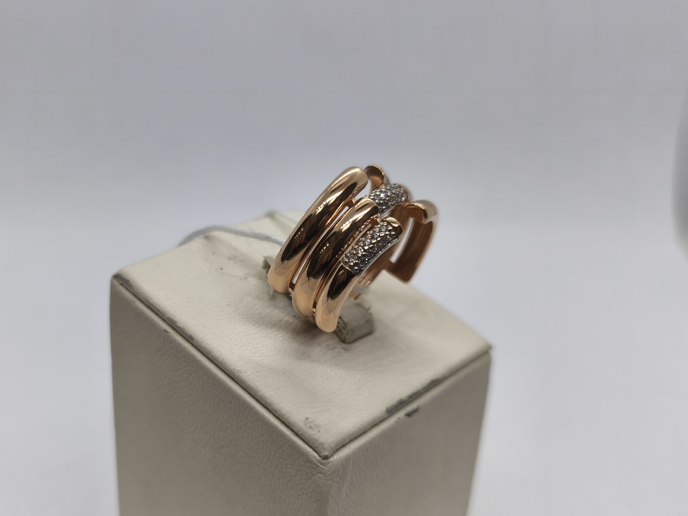 КОЛКМИ585 КОЛЬЦО С КАМНЯМИ (Au 585)