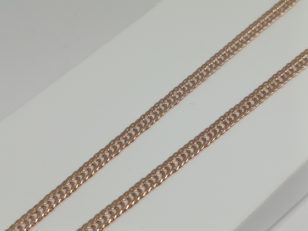 ЦЛР2585 ЦЕПЬ ПОЛНОВЕСНАЯ Ромб двойной (Au 585)