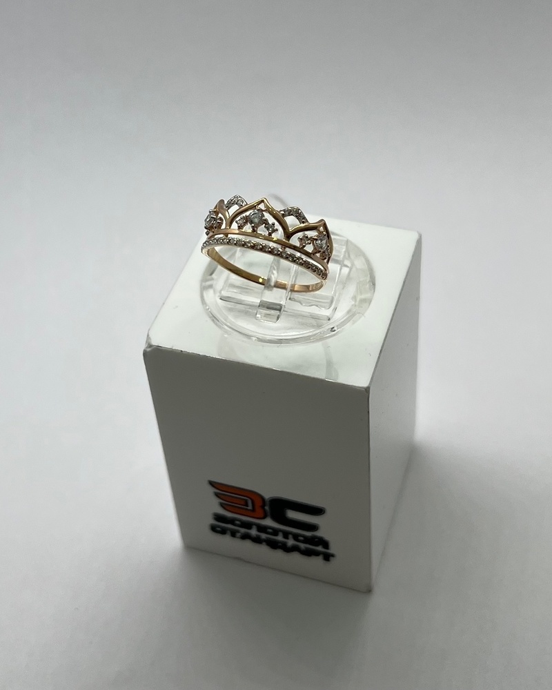 КОЛКМИ585 КОЛЬЦО С КАМНЯМИ (Au 585)
