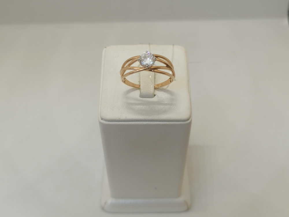 КОЛЬЦО С КАМНЕМ (Au 585)